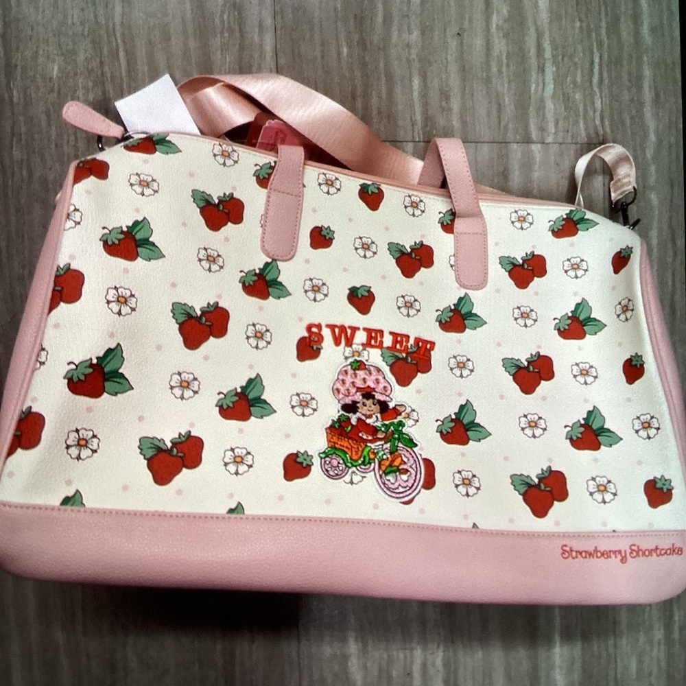 New Strawberry Shortcake Weekender Bag
